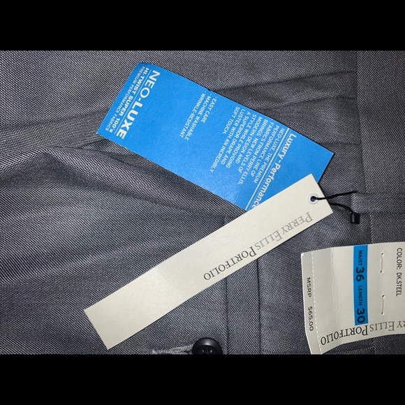 ❤️SOLD❤️NWT Perry Ellis 36X30 Gray Portfolio Dress - Picture 8 of 14